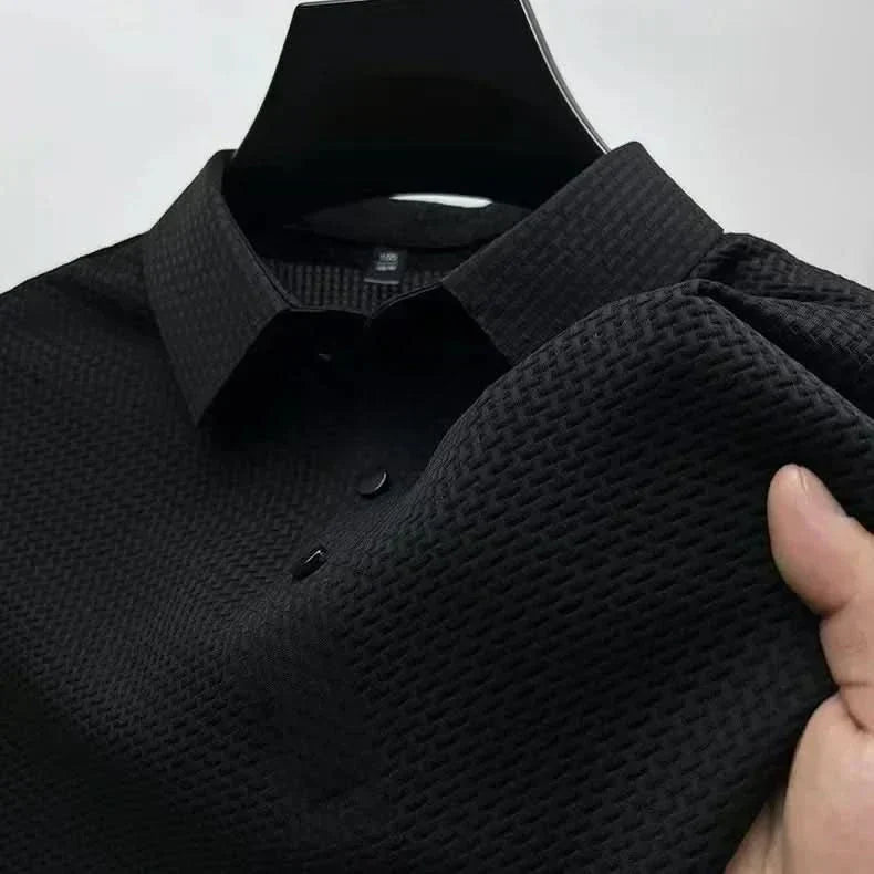 Henny™ | Elegant Polo med Korte Ærmer til Mænd - Olsen & Olsen - Olsen Official