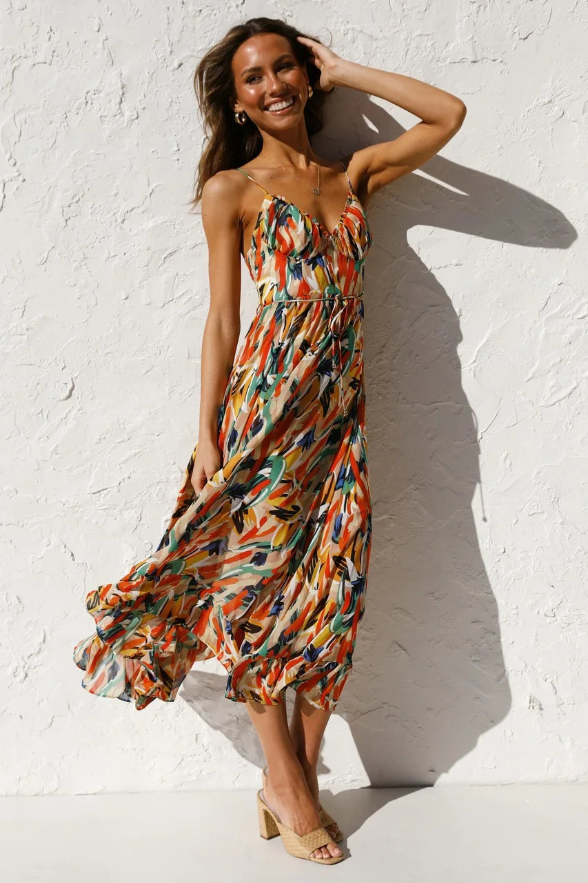 Rosea Printed Kjole