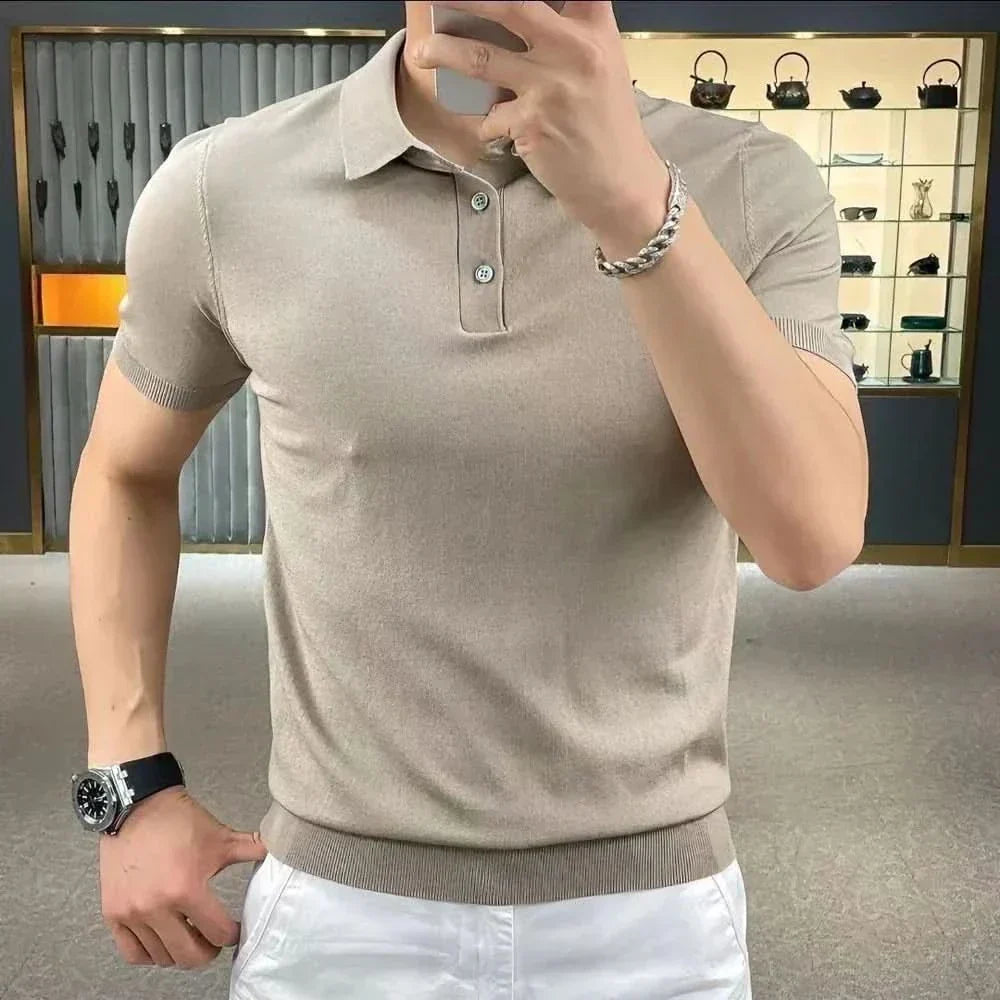 Casual Herre Polo Skjorte med Korte Ærmer - Olsen & Olsen™ - Olsen Official