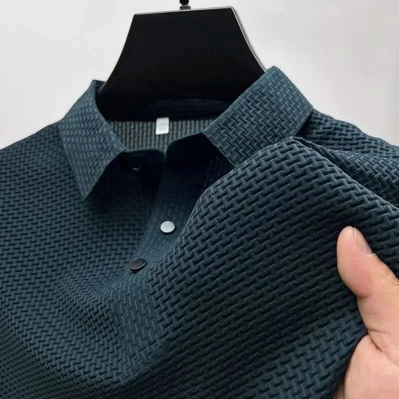 Henny™ | Elegant Polo med Korte Ærmer til Mænd - Olsen & Olsen - Olsen Official