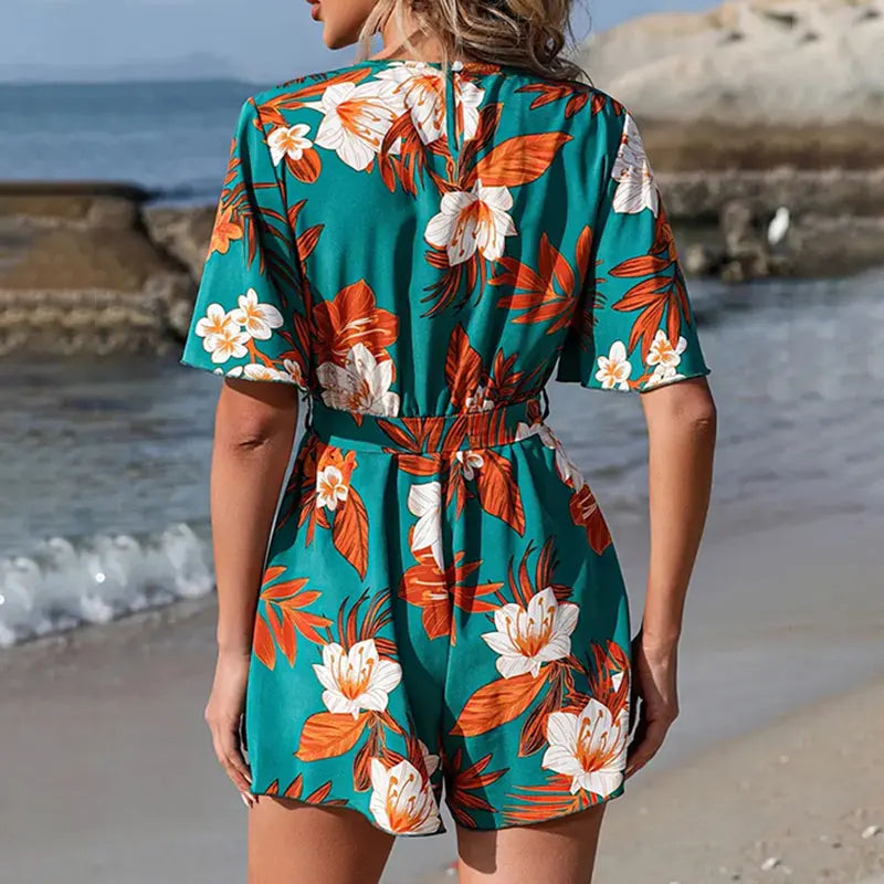 elena™ Blomsterprint Sommerdragt - Olsen Official