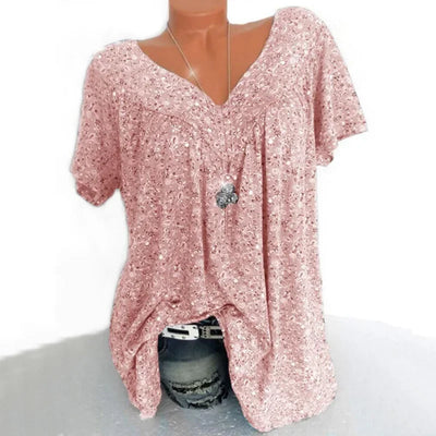 Sommerbluse med Blomsterprint | Olsen & Olsen™ - Olsen Official