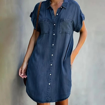 Luna™ | Chic Denim-Kjole