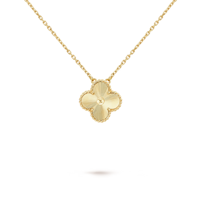 KLEEBLATT HALSKETTE | GULD