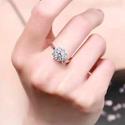 Aurea Fidessa Ring | Hvidguld
