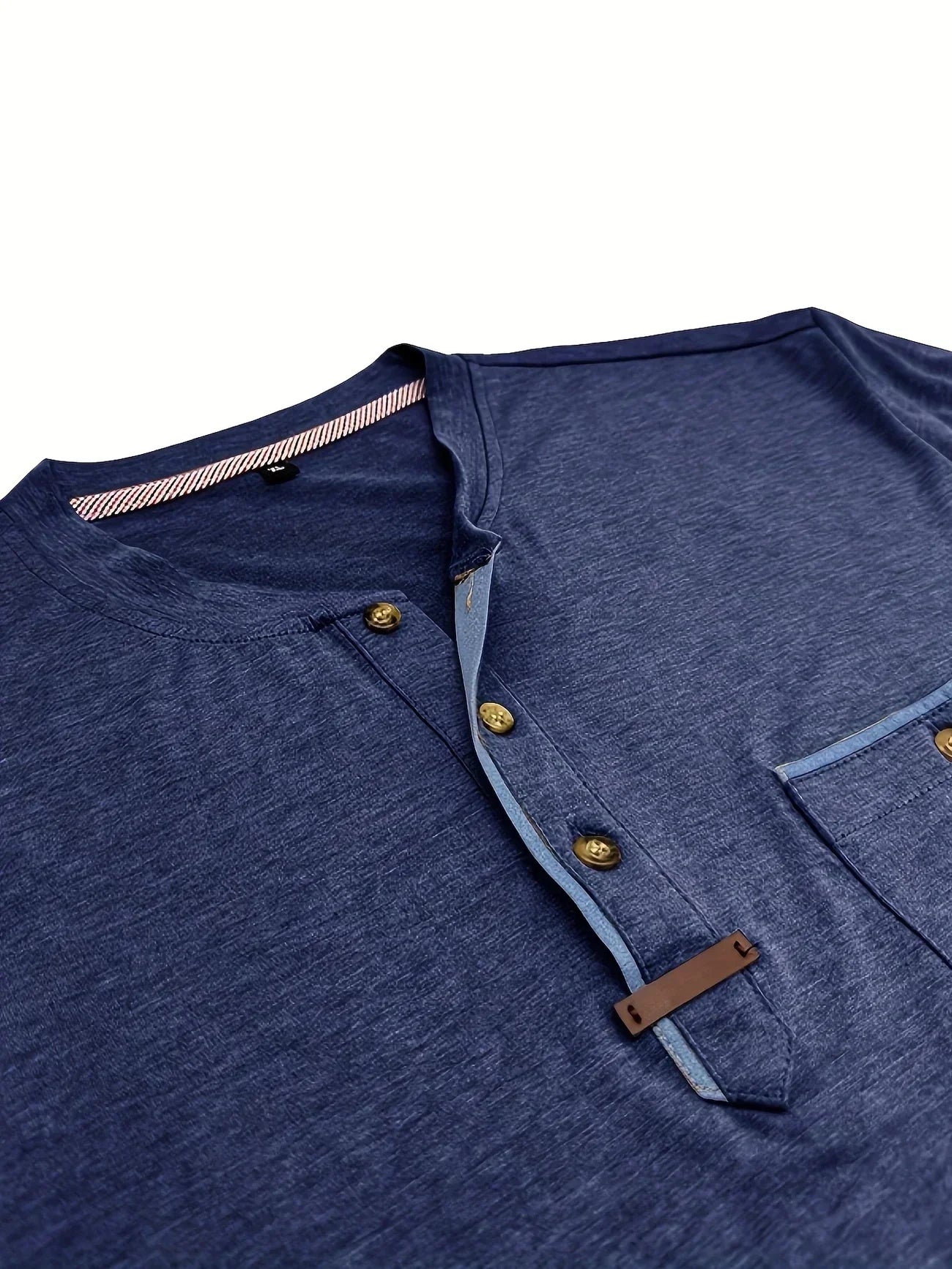 Saxon - Elegant Rund Hals T-shirt Med Lomme