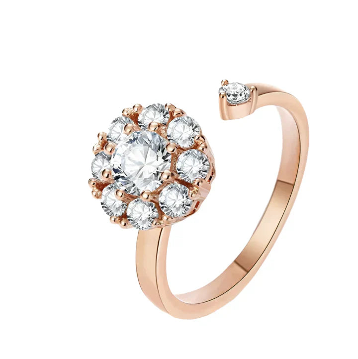 Aurea Fidessa Ring | Hvidguld