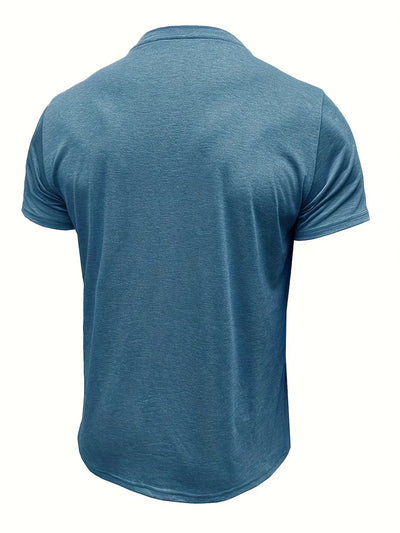 Saxon - Elegant Rund Hals T-shirt Med Lomme