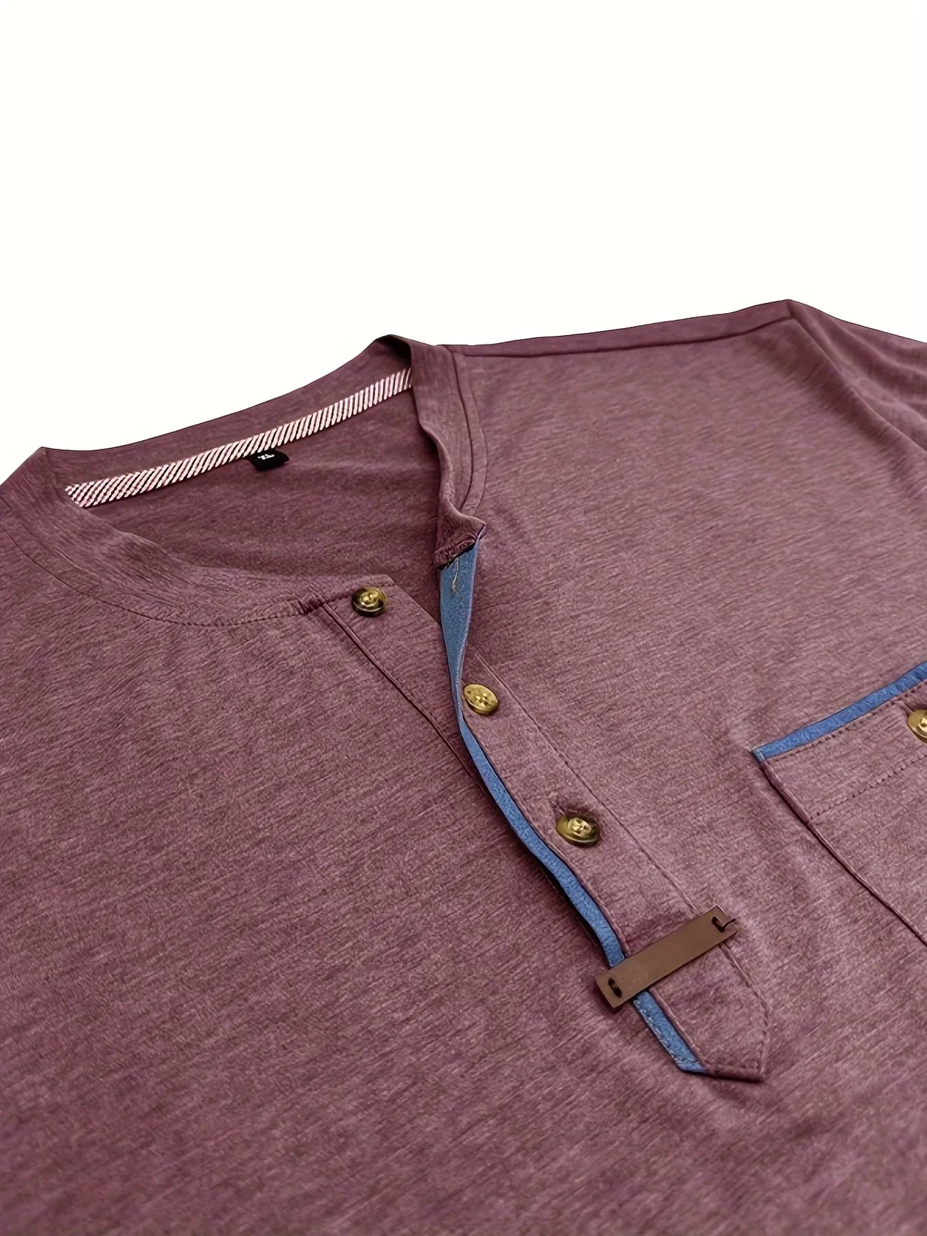 Saxon - Elegant Rund Hals T-shirt Med Lomme