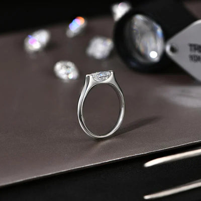 Hailey Playa Tynd Ring | Hvidguld