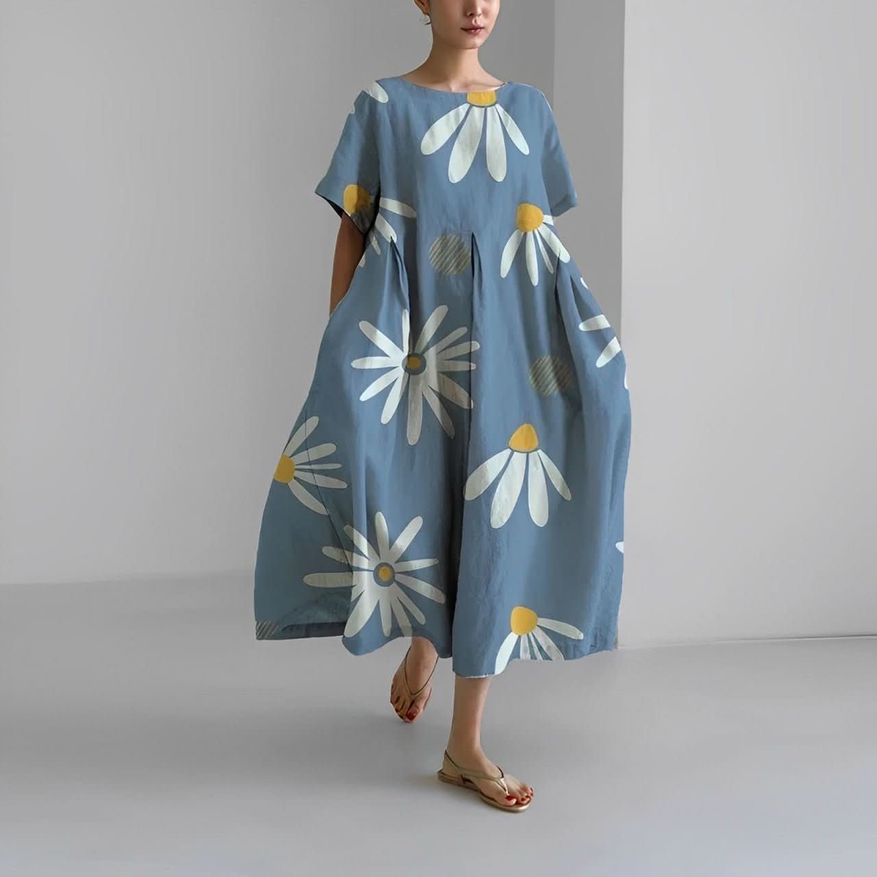 Claire™ | Boheme Kjole med Blomsterprint - Olsen Official