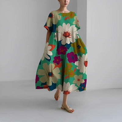 Claire™ | Boheme Kjole med Blomsterprint - Olsen Official