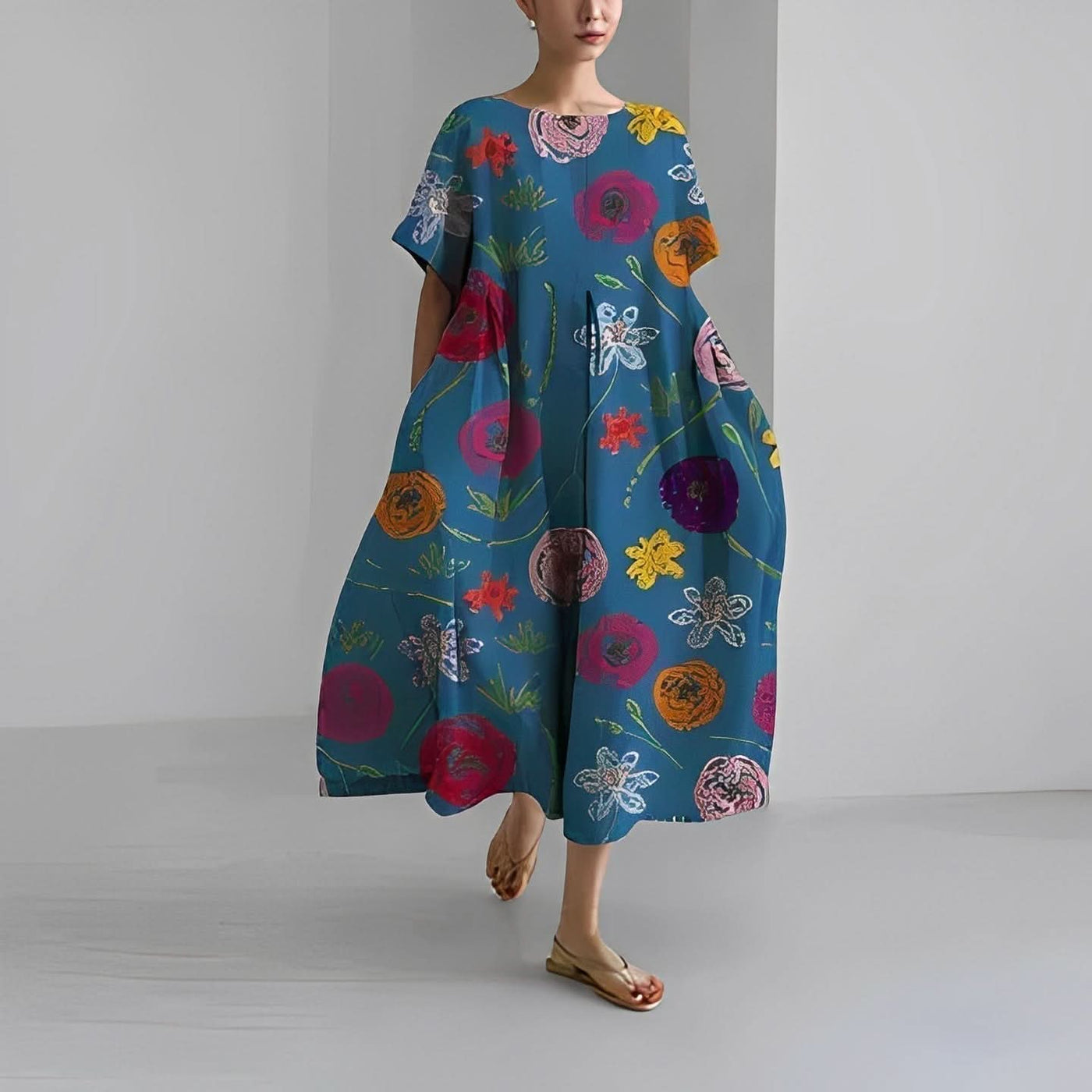 Claire™ | Boheme Kjole med Blomsterprint - Olsen Official