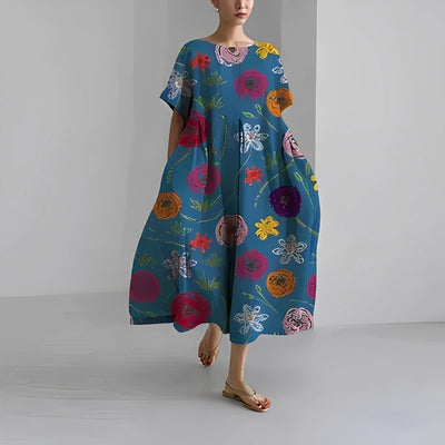 Claire™ | Boheme Kjole med Blomsterprint - Olsen Official