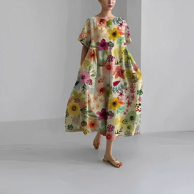 Claire™ | Boheme Kjole med Blomsterprint - Olsen Official