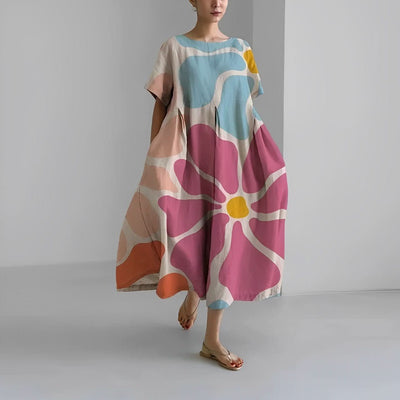 Claire™ | Boheme Kjole med Blomsterprint - Olsen Official