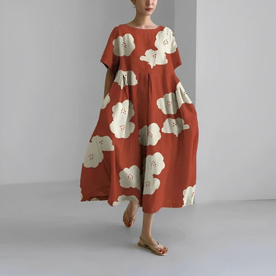 Claire™ | Boheme Kjole med Blomsterprint - Olsen Official