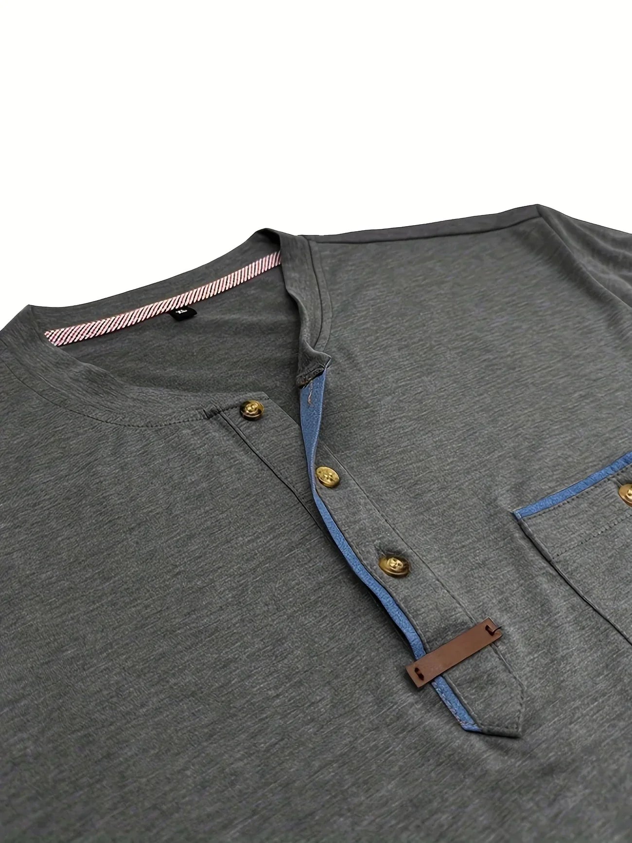 Saxon - Elegant Rund Hals T-shirt Med Lomme
