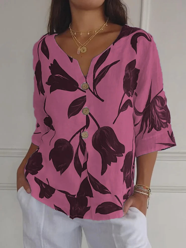 Ellen™ | Blusenshirt mit Blumenmuster - Olsen Official