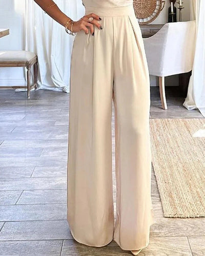 Madelyn | Jumpsuit med vandfaldudskæring