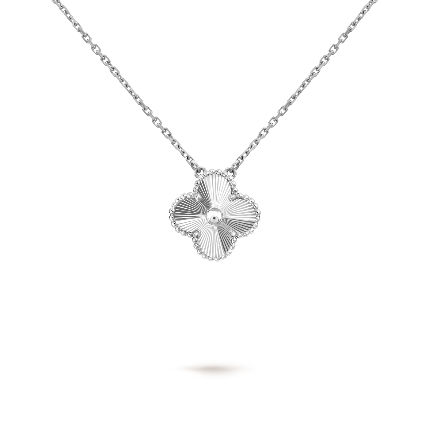 KLEEBLATT HALSKETTE | SILVER