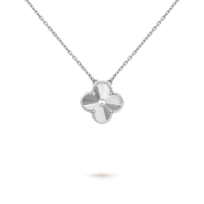 KLEEBLATT HALSKETTE | SILVER