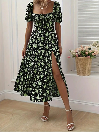 Rosea Feminine Floral Kjole