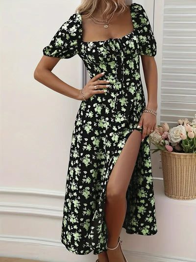 Rosea Feminine Floral Kjole