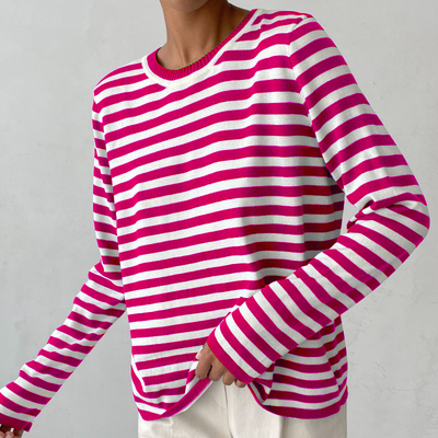 Dagmar™ | Elegantes gestreiftes Damen-T-Shirt - Olsen Official