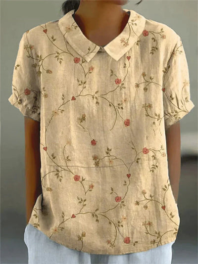 Inga | Stilfuld Casual Blomsterbluse