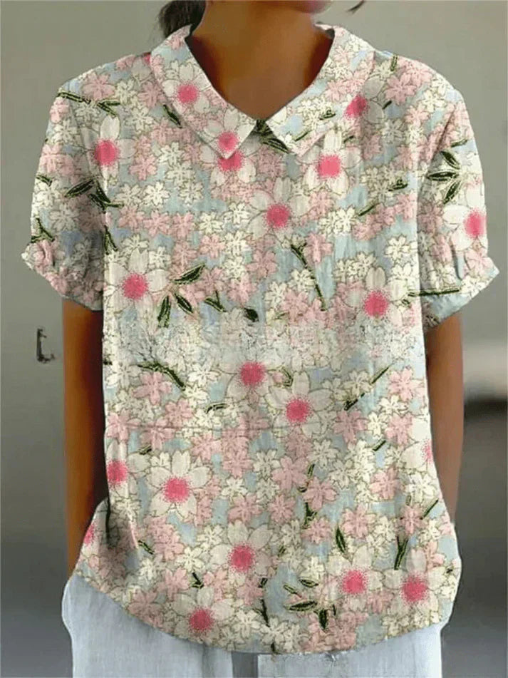 Inga | Stilfuld Casual Blomsterbluse