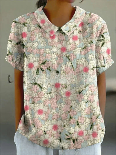 Inga | Stilfuld Casual Blomsterbluse
