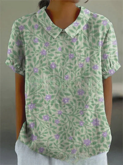 Inga | Stilfuld Casual Blomsterbluse