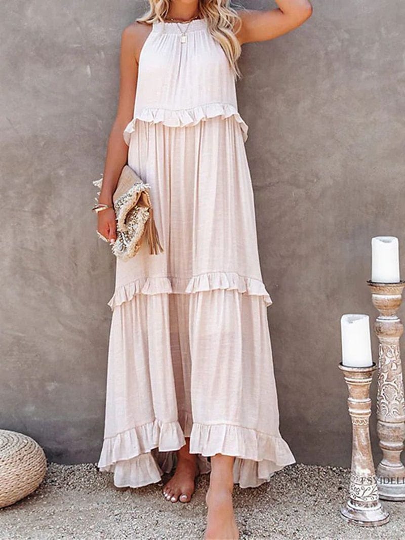 Let sommerkjole maxi Rosea