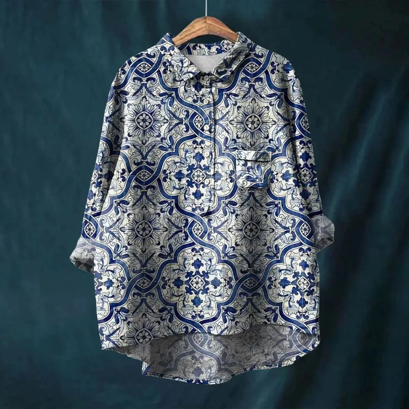 Elegant Blomstret Skjorte til Kvinder Liesa™ | Olsen & Olsen™ - Olsen Official