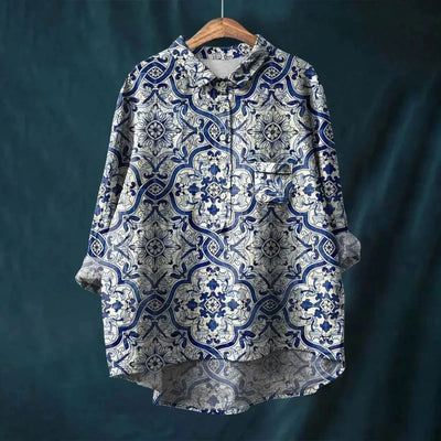 Elegant Blomstret Skjorte til Kvinder Liesa™ | Olsen & Olsen™ - Olsen Official