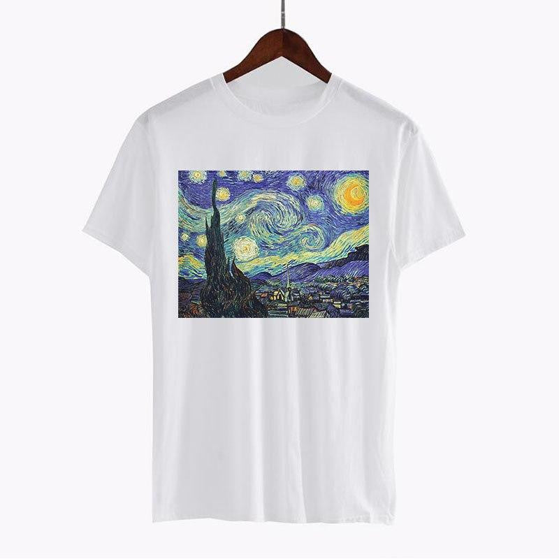 Van Gogh Den Stjernespejlede Nat T-shirt - Olsen Official