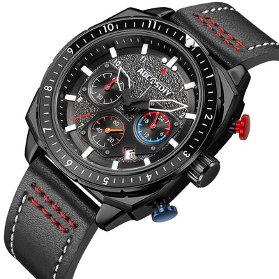 Luksus Chronograph Sport Quartz Ur