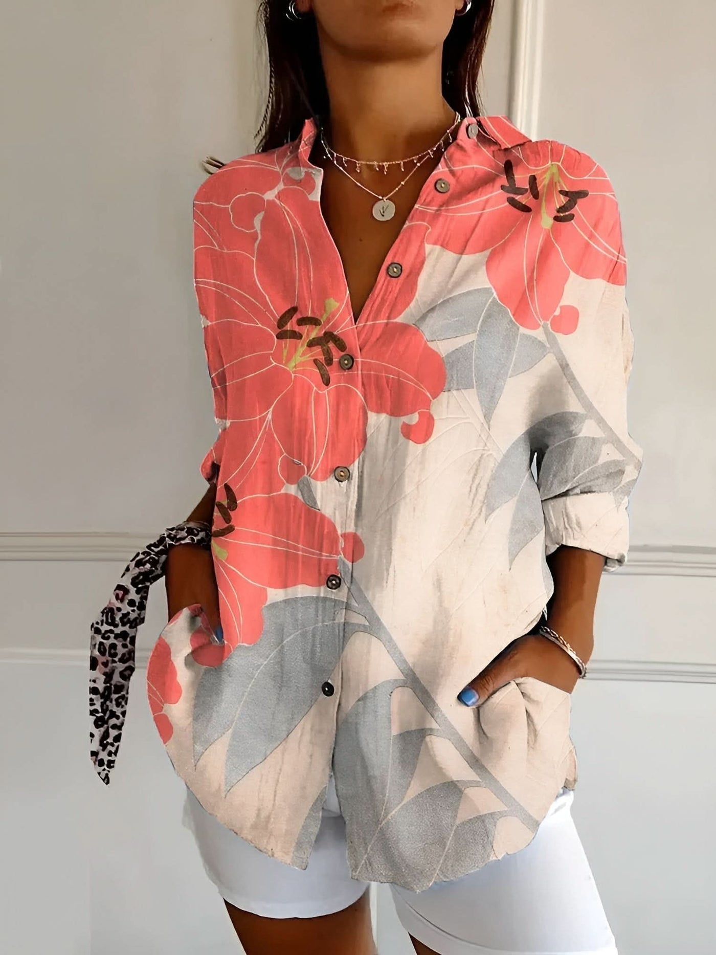 Amara™ Button-Up Skjorte | Elegance Uden Besvær™ - Olsen Official