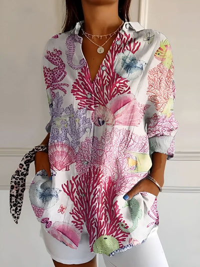 Amara™ Button-Up Skjorte | Elegance Uden Besvær™ - Olsen Official