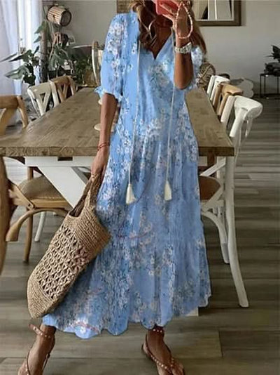 Dianna™ | Boho Kjole med Maven Dækket - Olsen Official