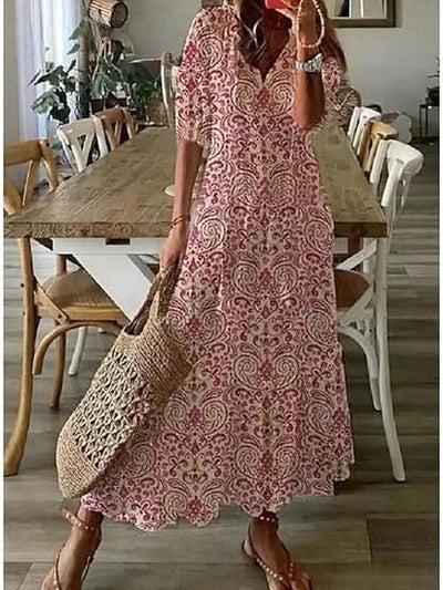 Dianna™ | Boho Kjole med Maven Dækket - Olsen Official
